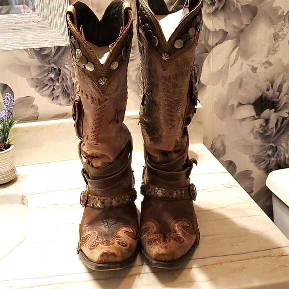 Double D by Old Gringo Shoes - Double D By Old Gringo Boots "Frontier Trapper"size 8 (IYKYK)